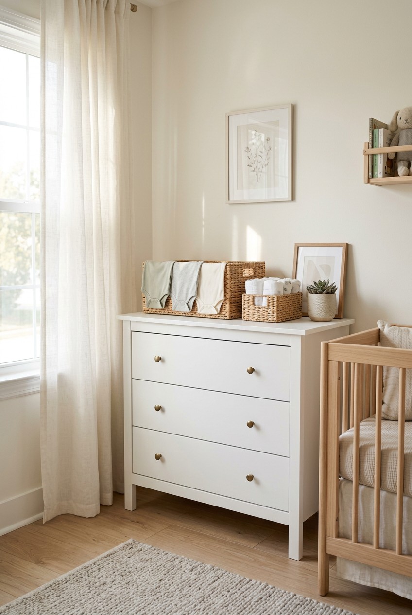 nursery dresser organization - 16 Nursery Dresser Organization You Need to See