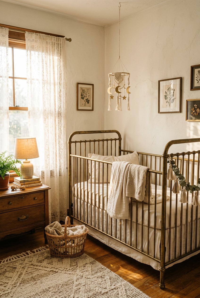 vintage baby girl nursery - 16 Vintage Baby Girl Nursery Worth Trying