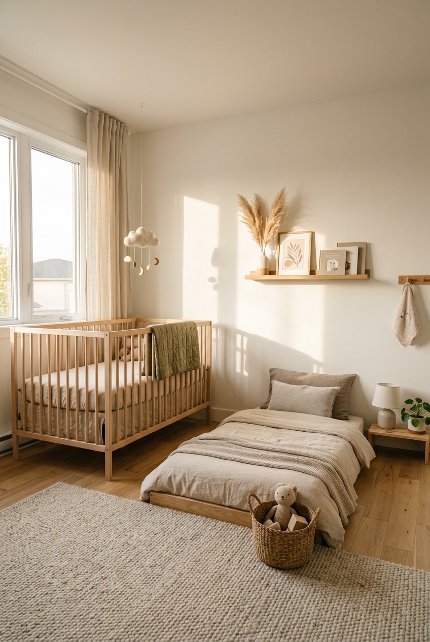 crib and toddler bed shared room - 17 Crib And Toddler Bed Shared Room Worth Trying