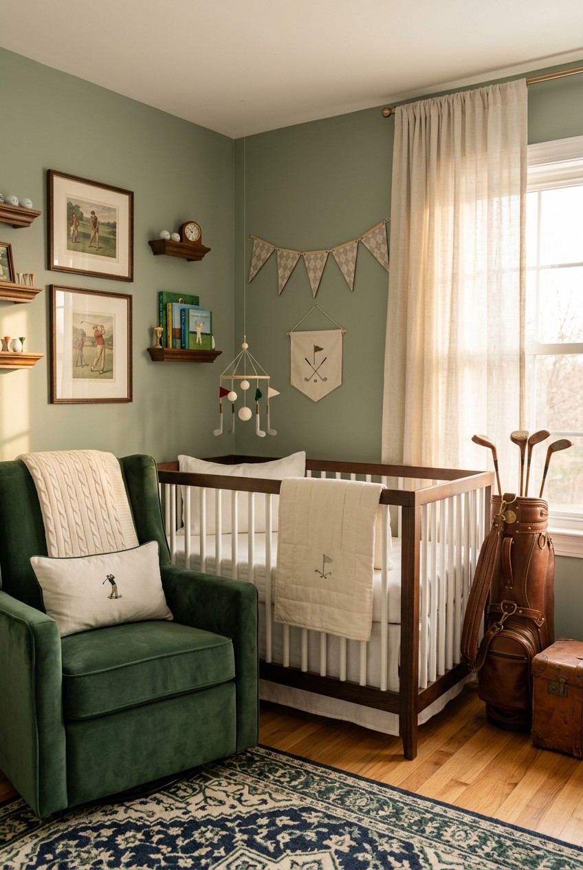 golf nursery baby boy - 16 Golf Nursery Baby Boy for Every Budget