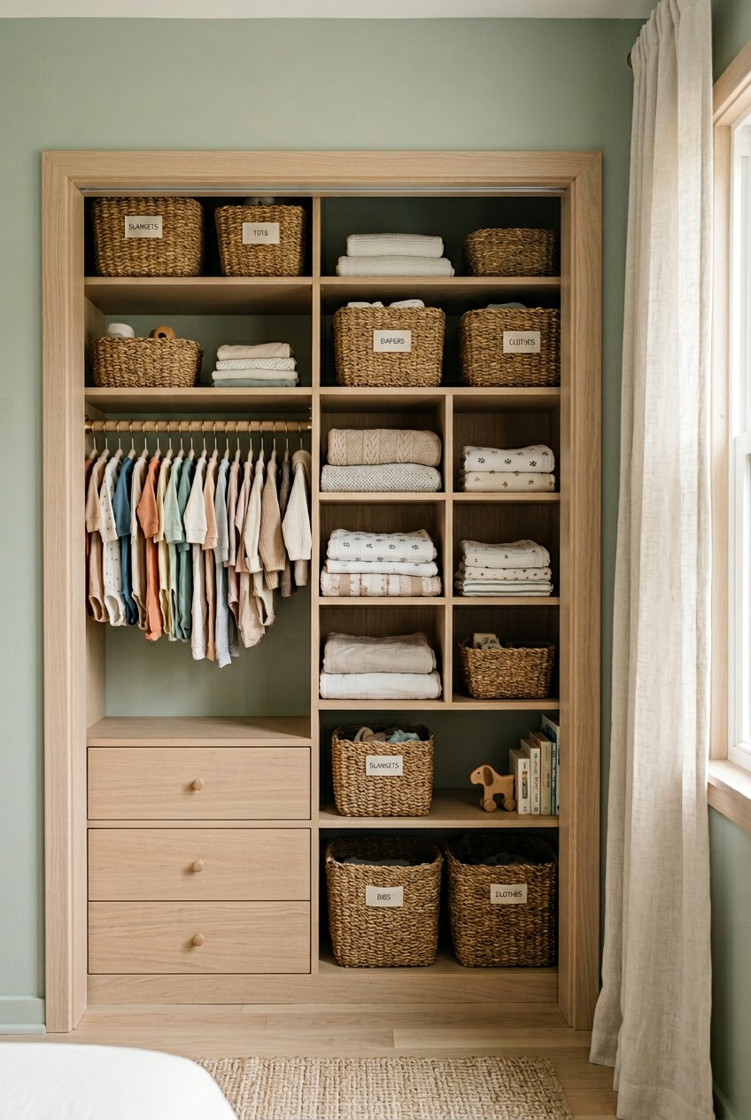 nursery closet ideas - 18 Nursery Closet Ideas You Need to See