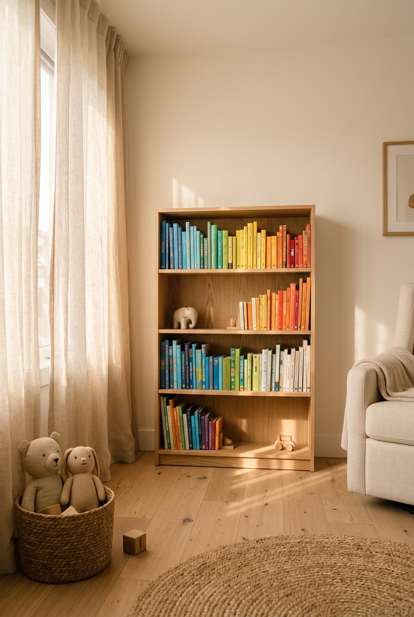 nursery bookshelf ideas - 16 Nursery Bookshelf Ideas You Need to See
