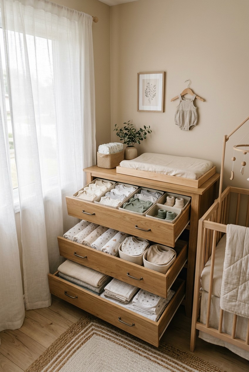 nursery drawer organization - 16 Nursery Drawer Organization for Every Budget
