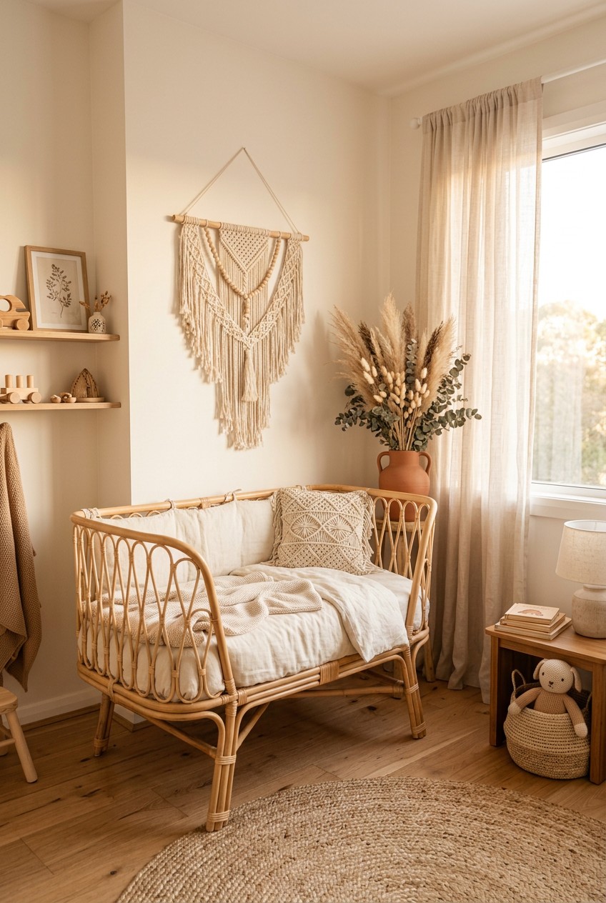 boho baby girl nursery - 20 Boho Baby Girl Nursery That Actually Work