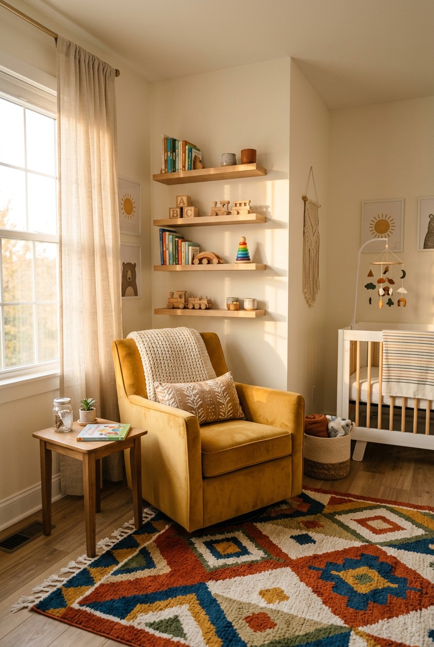 colourful nursery ideas - 19 Colourful Nursery Ideas for Every Budget