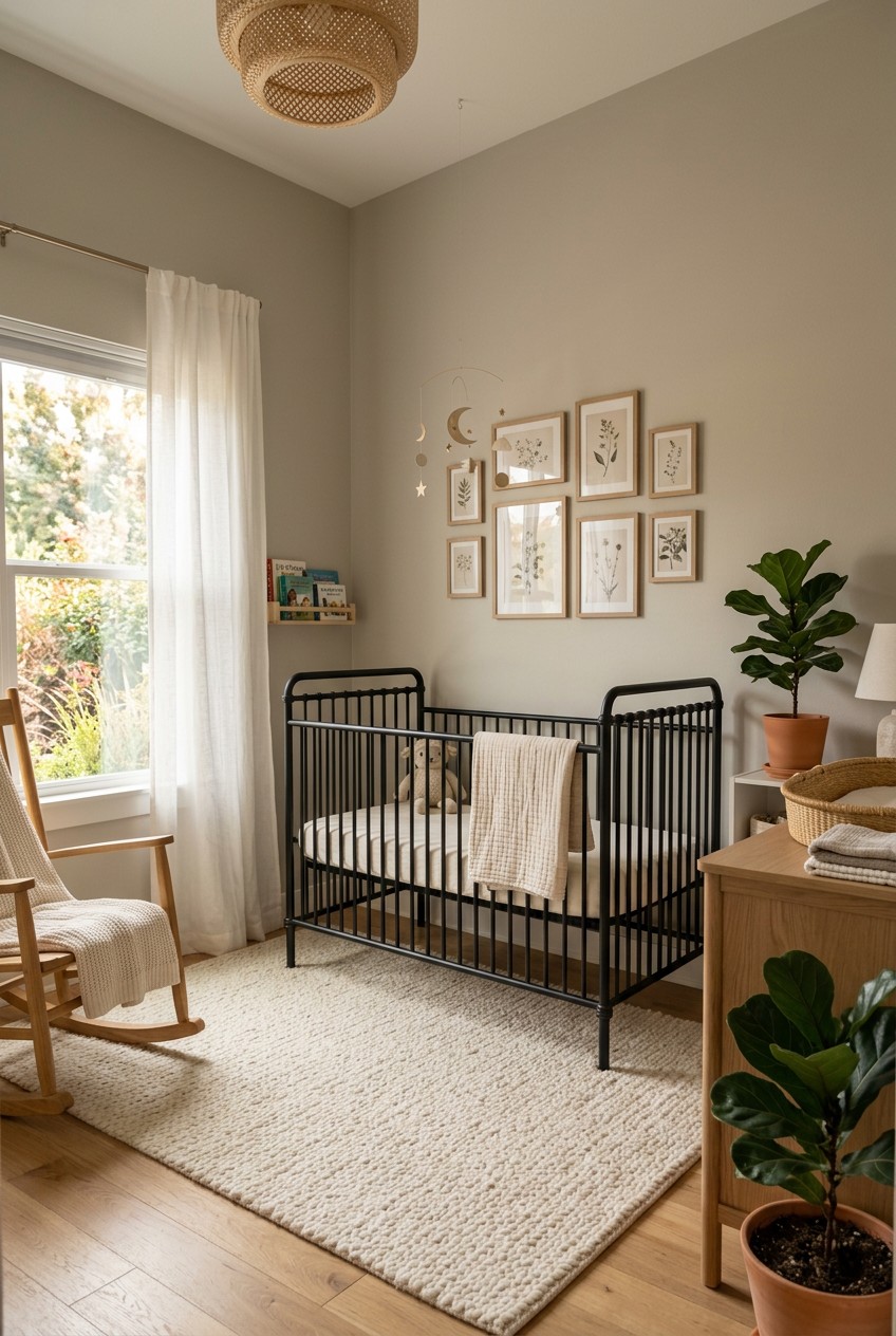 black crib nursery ideas - 15 Black Crib Nursery Ideas You Need to See