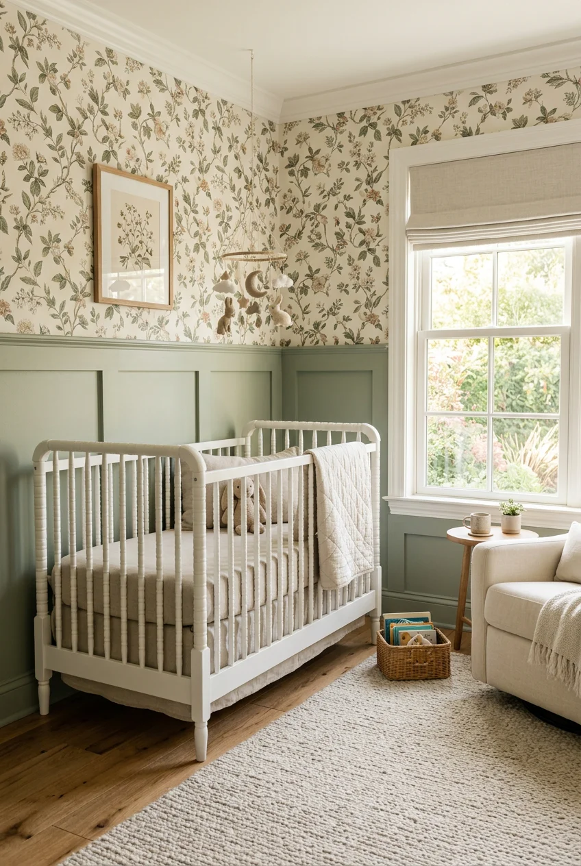 baby girl nursery green - 16 Baby Girl Nursery Green You Need to See