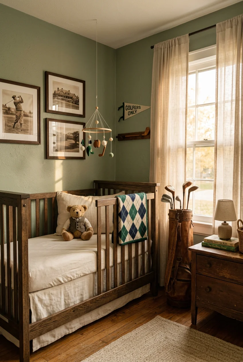 vintage golf nursery baby boy - 20 Vintage Golf Nursery Baby Boy You Need to See