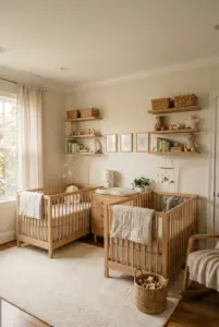 shared baby room organization - 16 Shared Baby Room Organization for Every Budget